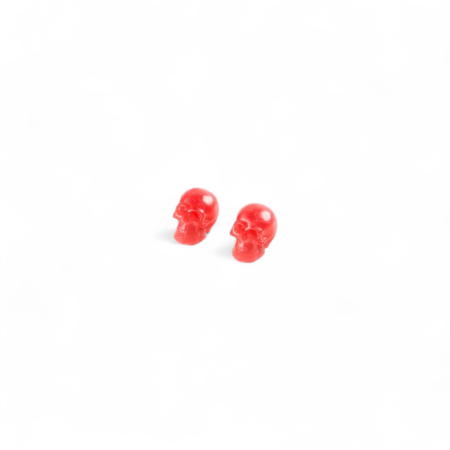 Glitter Skull Valve Caps