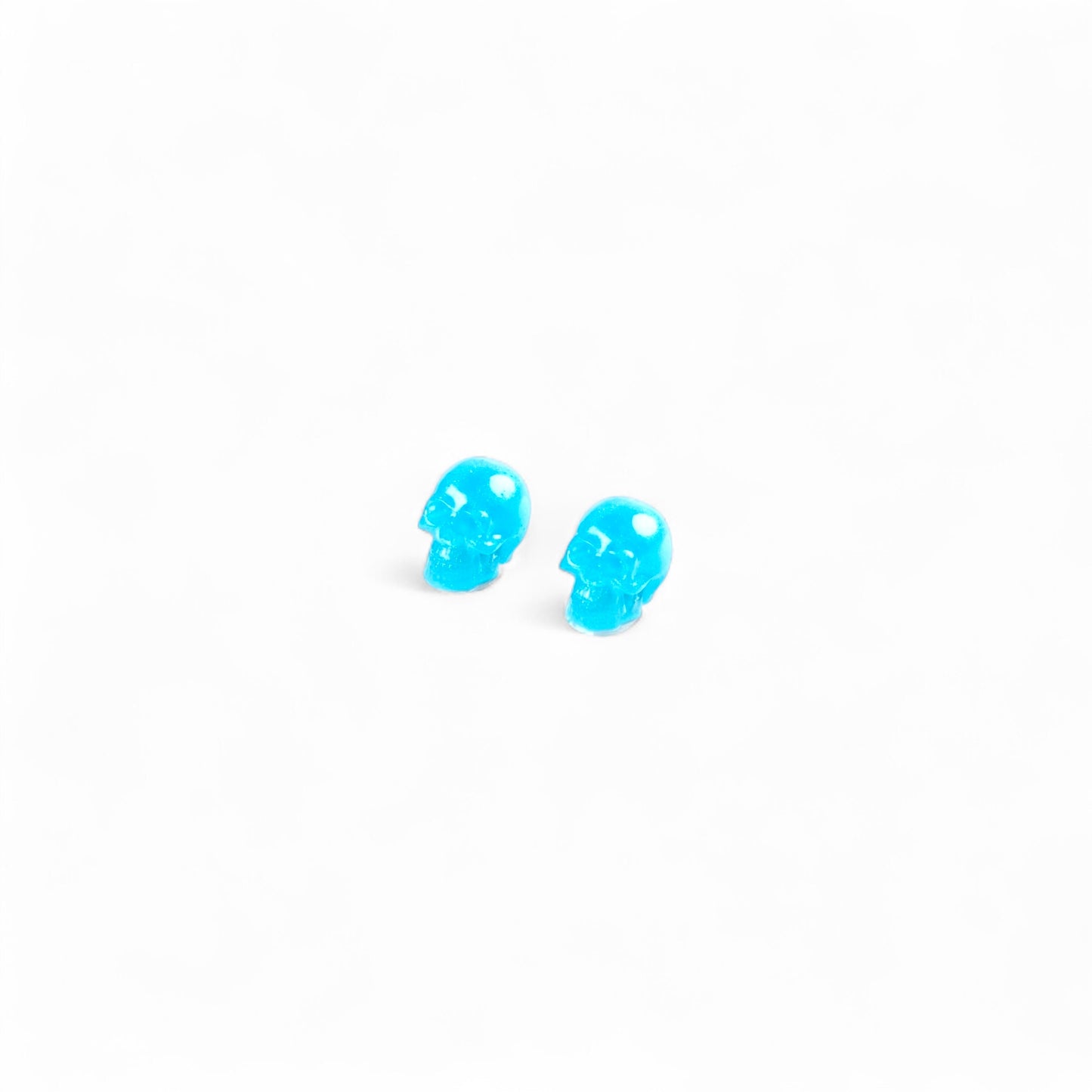 Glitter Skull Valve Caps