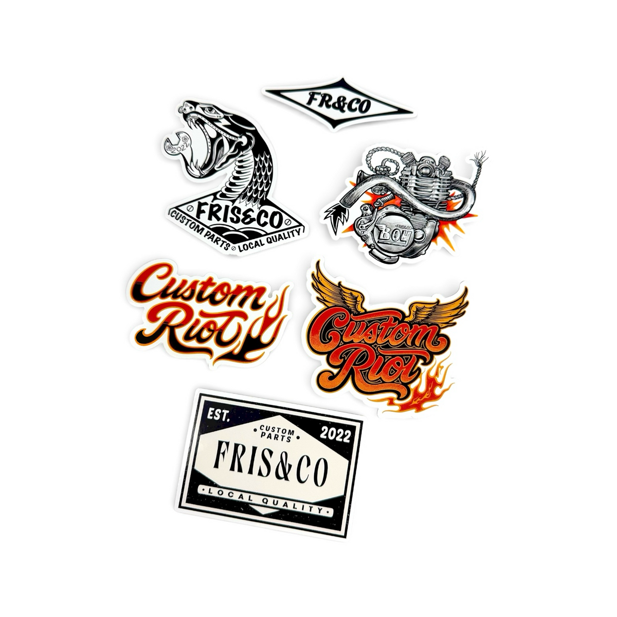 Club Fr Sticker FR&CO Sticker Pack No.1 – FRIS&CO