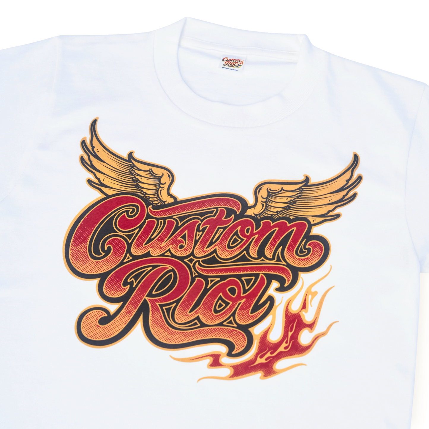 Custom Riot OG Logo Tee (White)