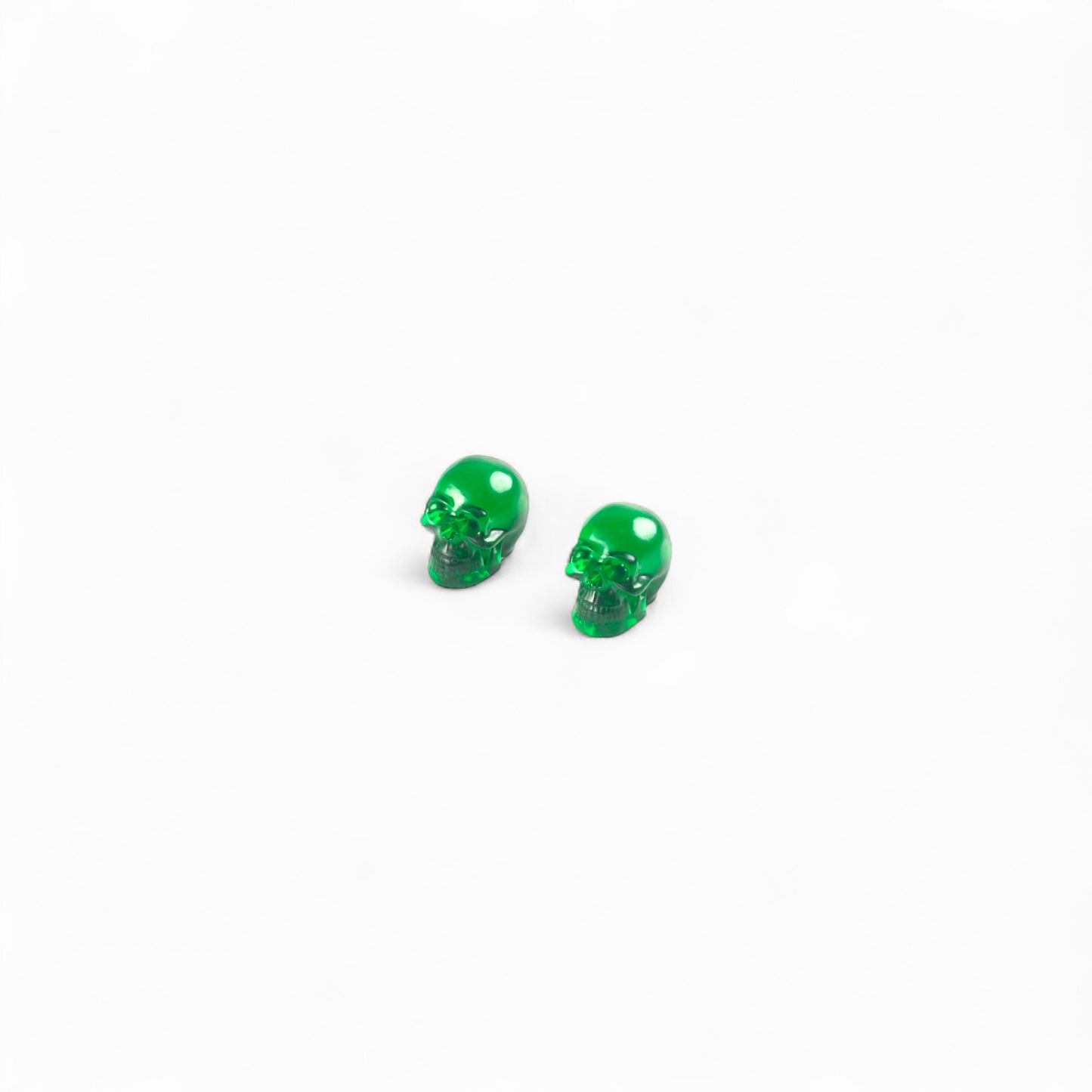 Clear Skull Valve Caps