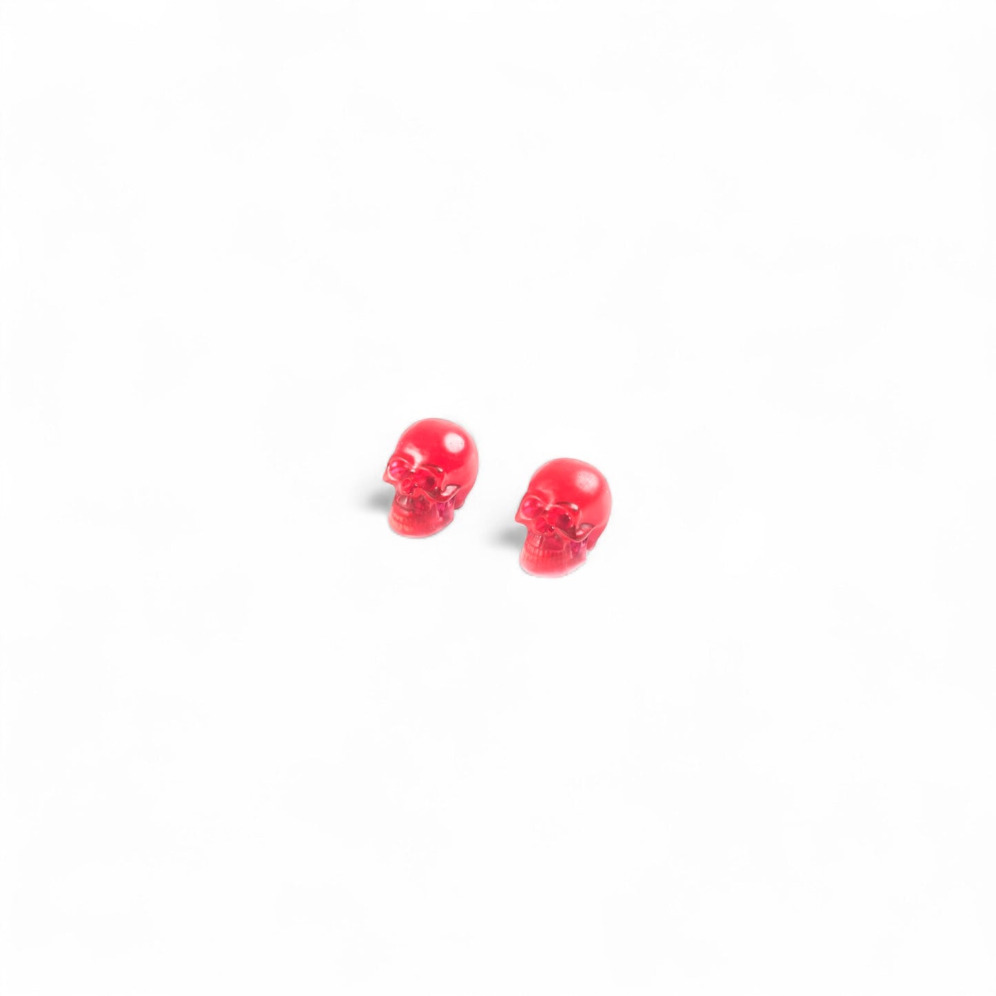 Clear Skull Valve Caps