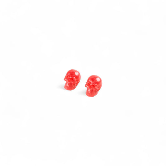 Glitter Skull Valve Caps