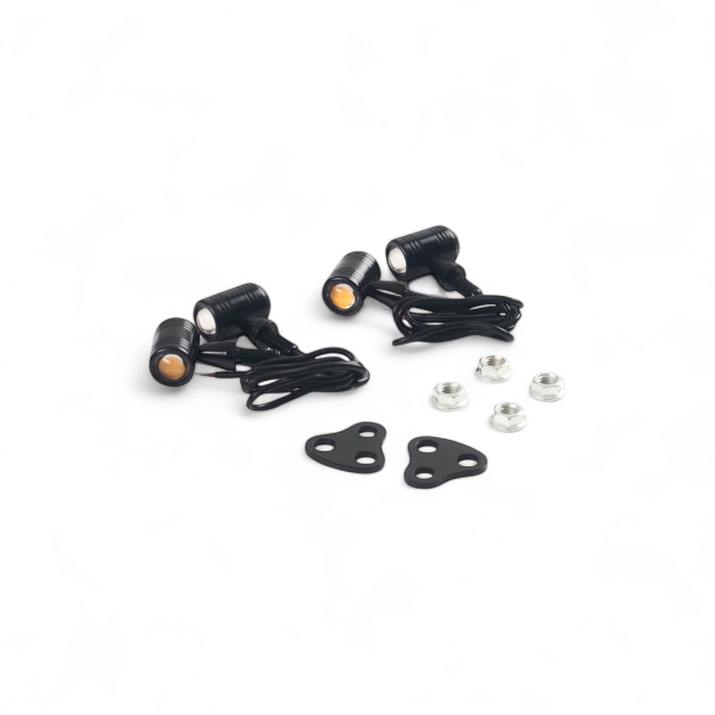 SR400/500 Indicator Light & Mounting Bracket (Black)