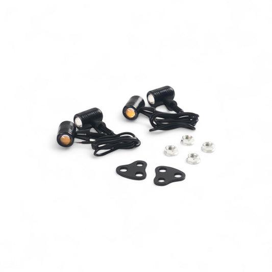 SR400/500 Indicator Light & Mounting Bracket (Black)